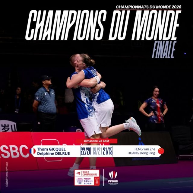 la France est championne du monde en mixte !!